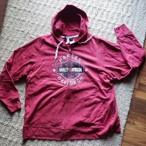 NWT women's Harley Davidson zip up hoodie